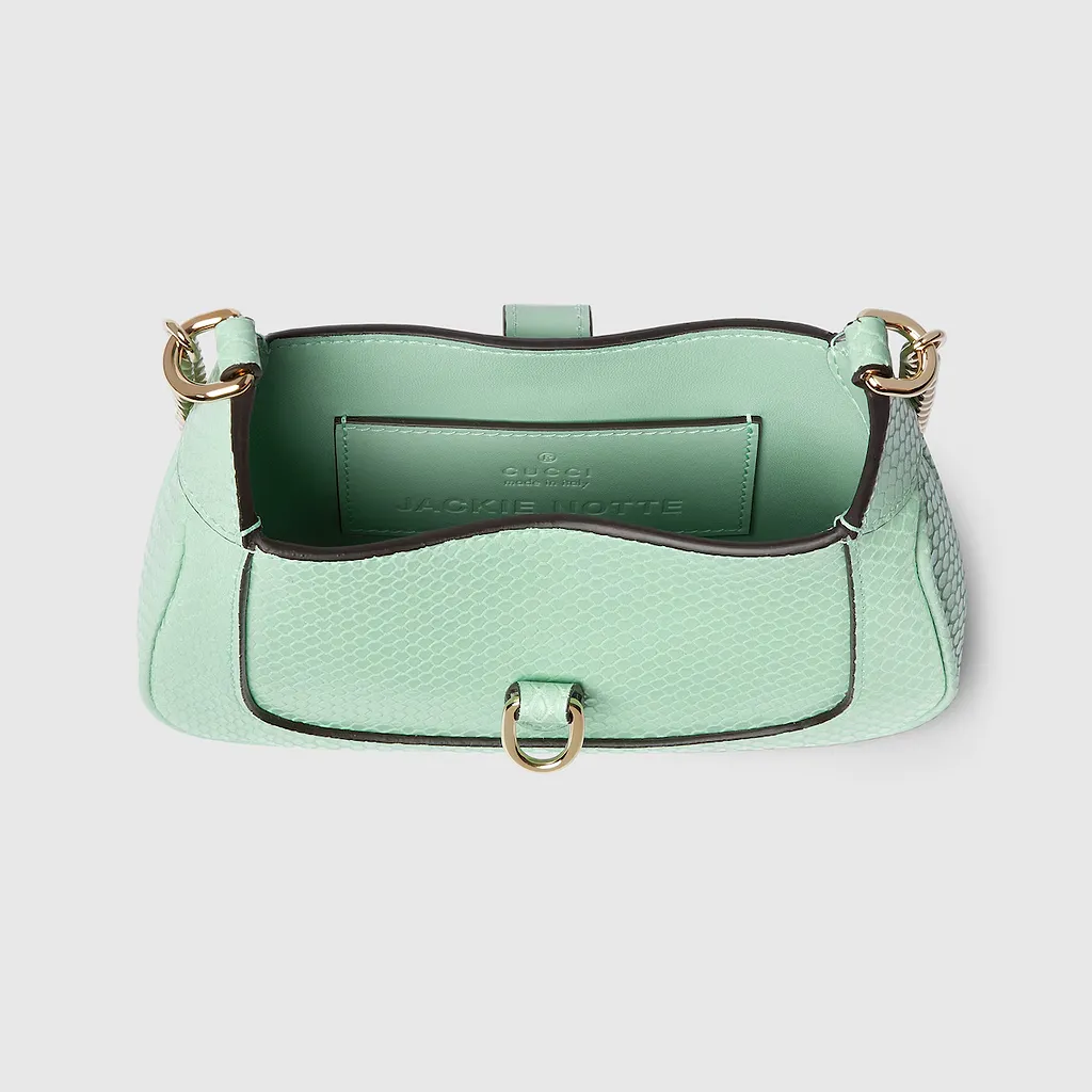 Gucci Jackie Notte Python Mini Bag