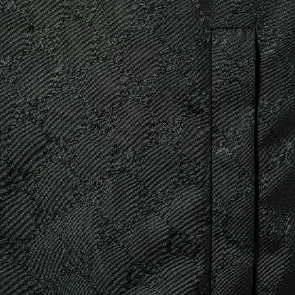 Gg Nylon Jacquard Zip Jacket