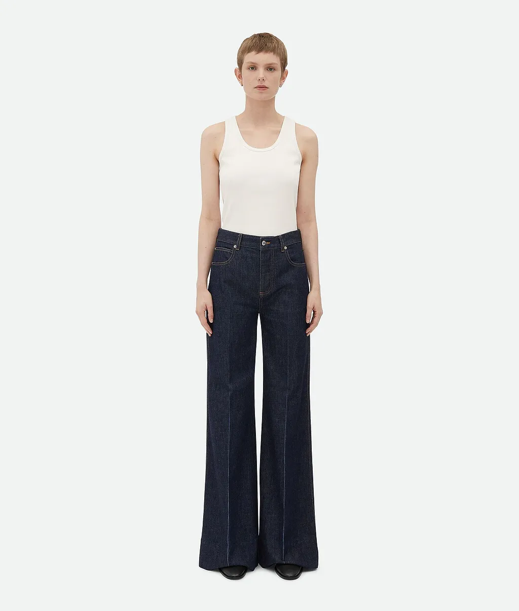 Indigo Palazzo Jeans
