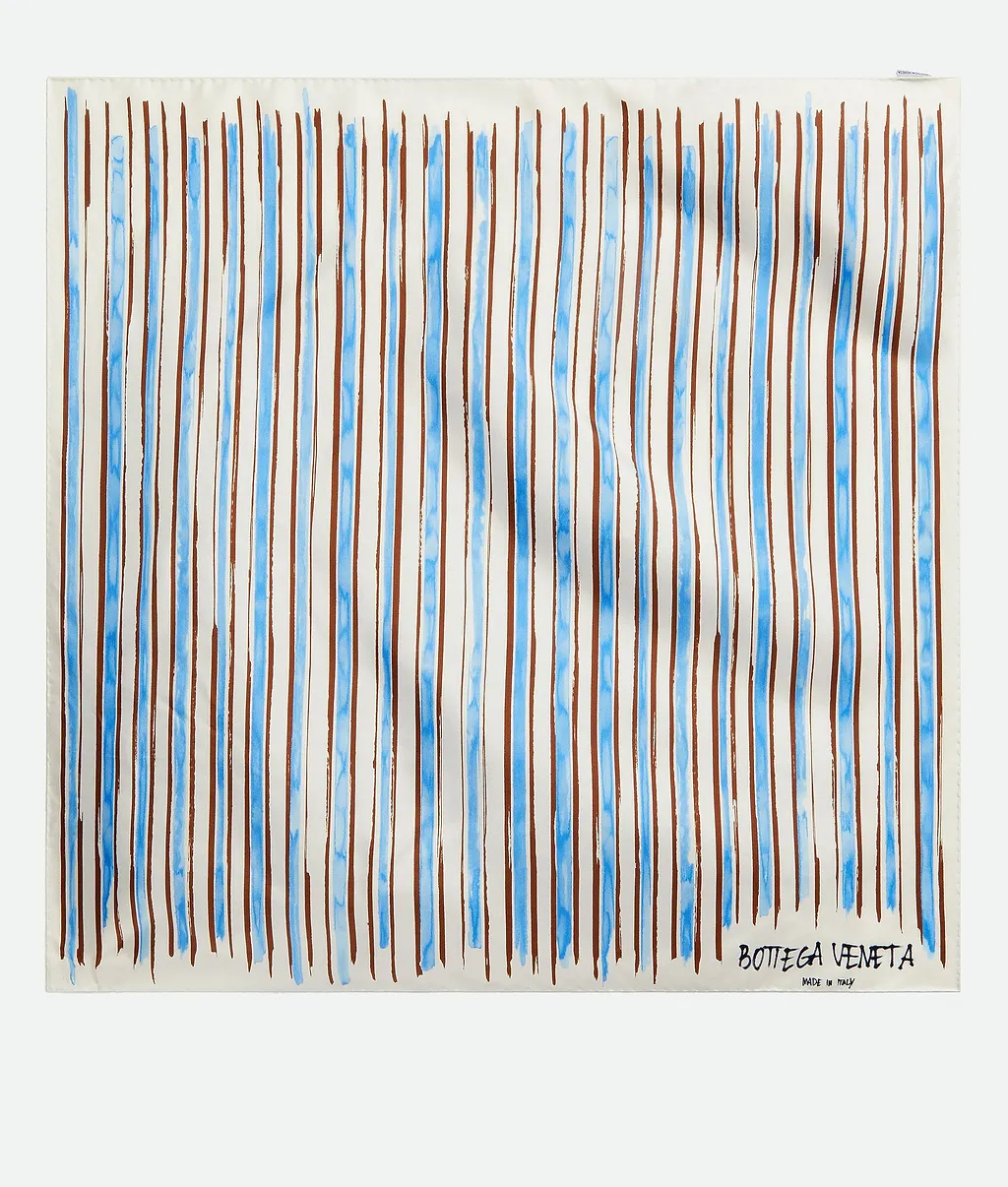 Printed Silk Stripe Foulard