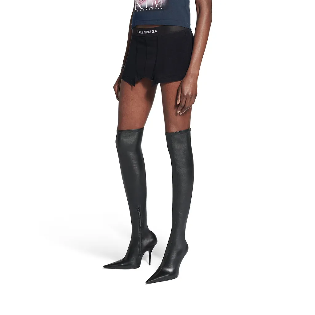 Cut Off Brief Skirt