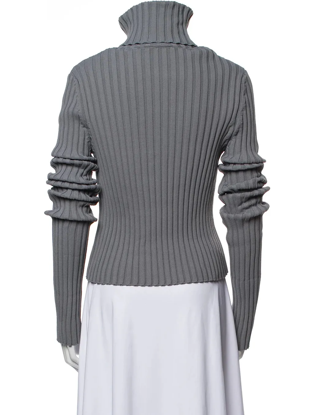 Ribbed Knit Turtleneck