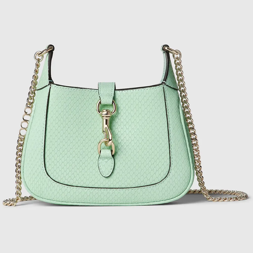 Gucci Jackie Notte Python Mini Bag