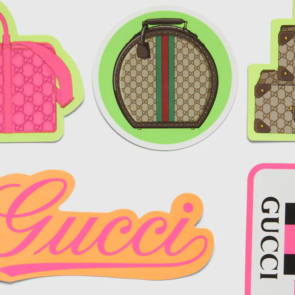 Gucci Valigeria Luggage Stickers