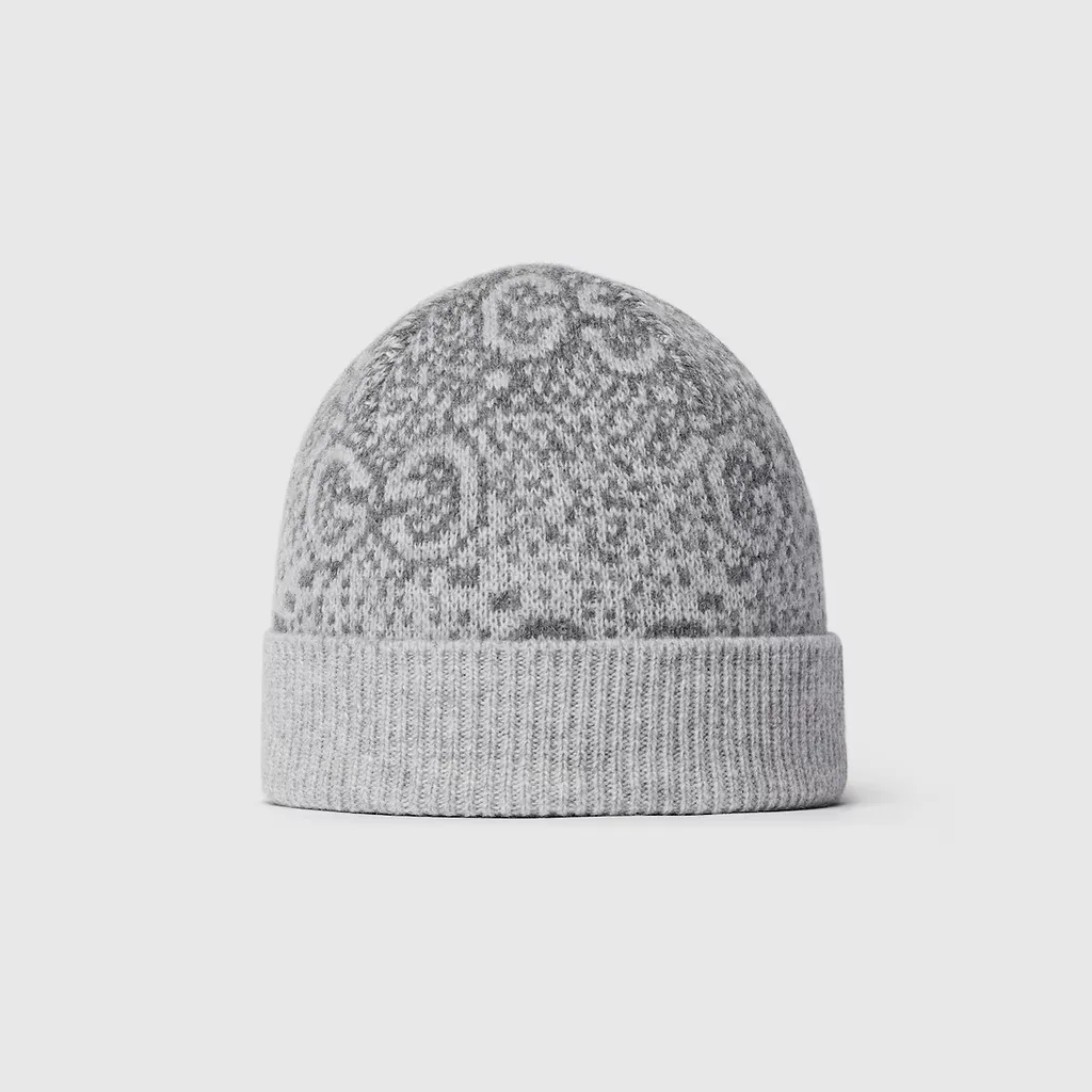 Baby Gg Wool Jacquard Hat