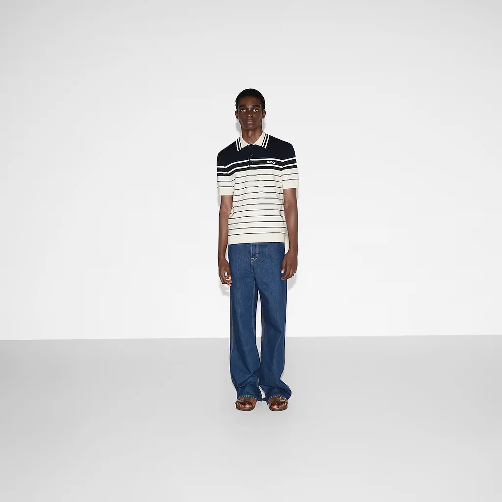 Cotton Polo Shirt With Embroidery
