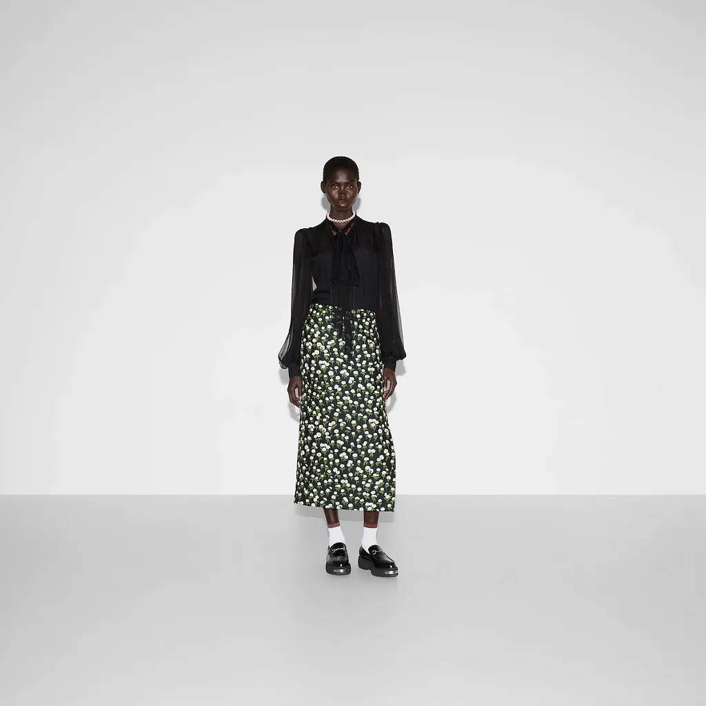 Silk Chiffon Shirt