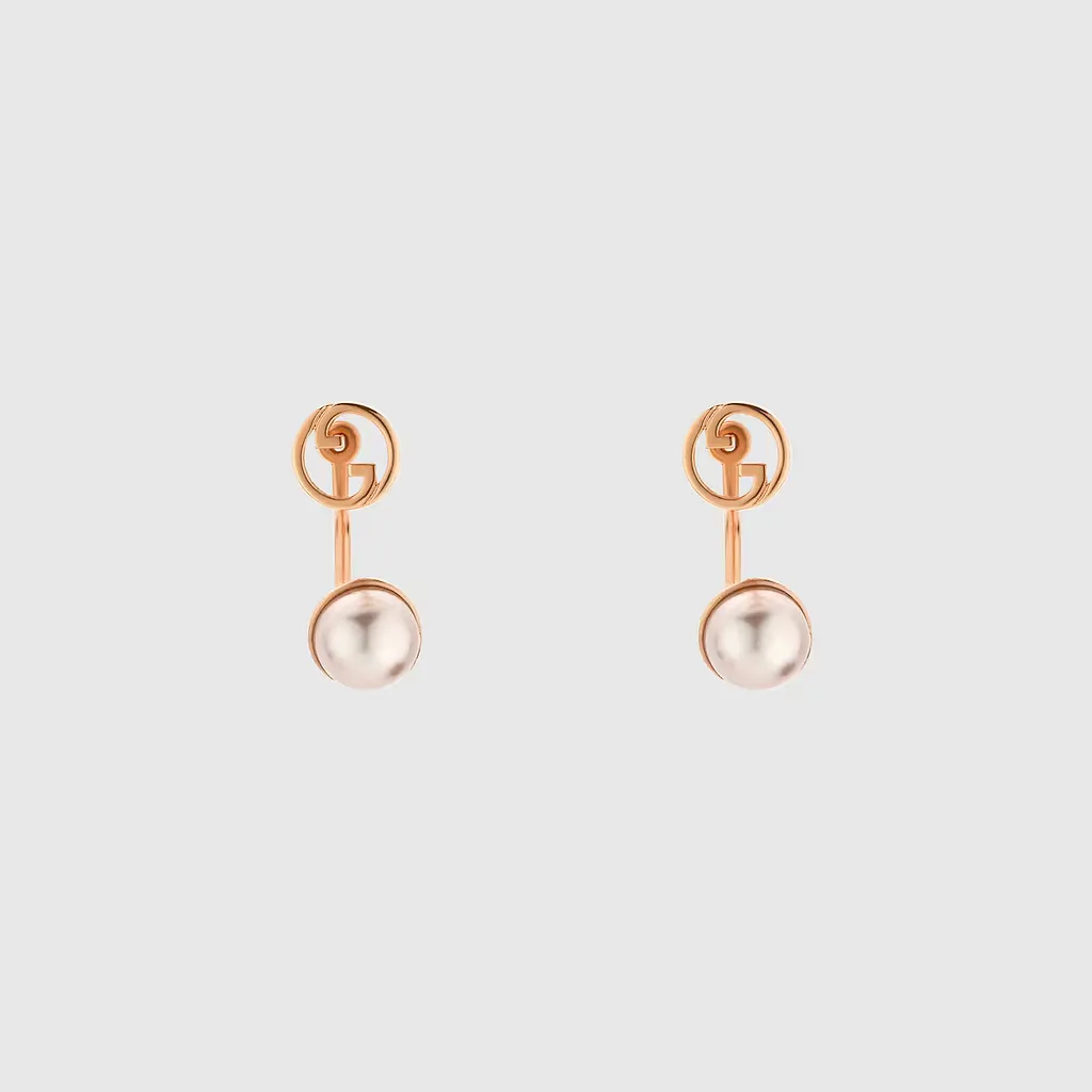 Gucci Blondie Resin Pearl Earrings