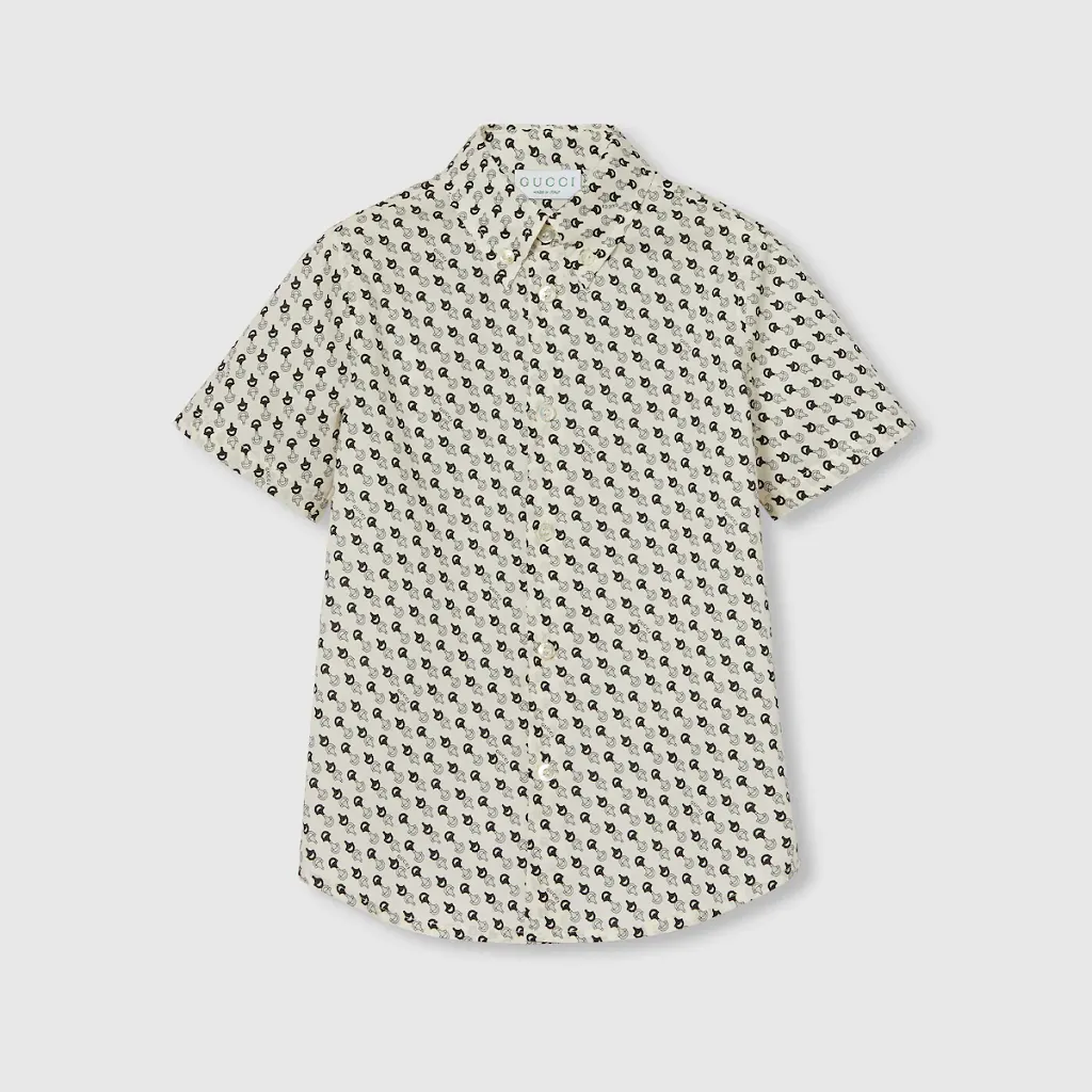 Children's Printed Cotton Shirt