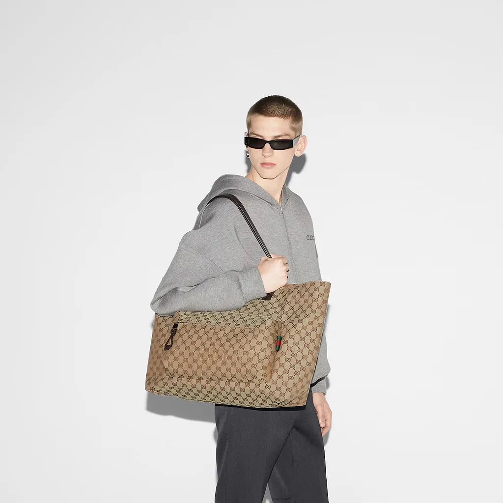 Gg Canvas Maxi Tote Bag