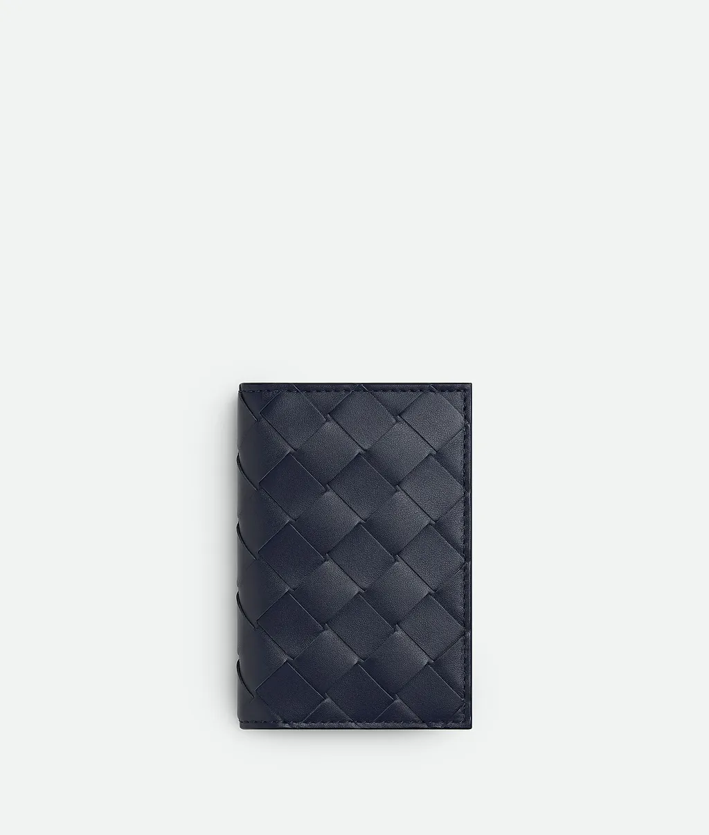 Intrecciato Flap Card Case