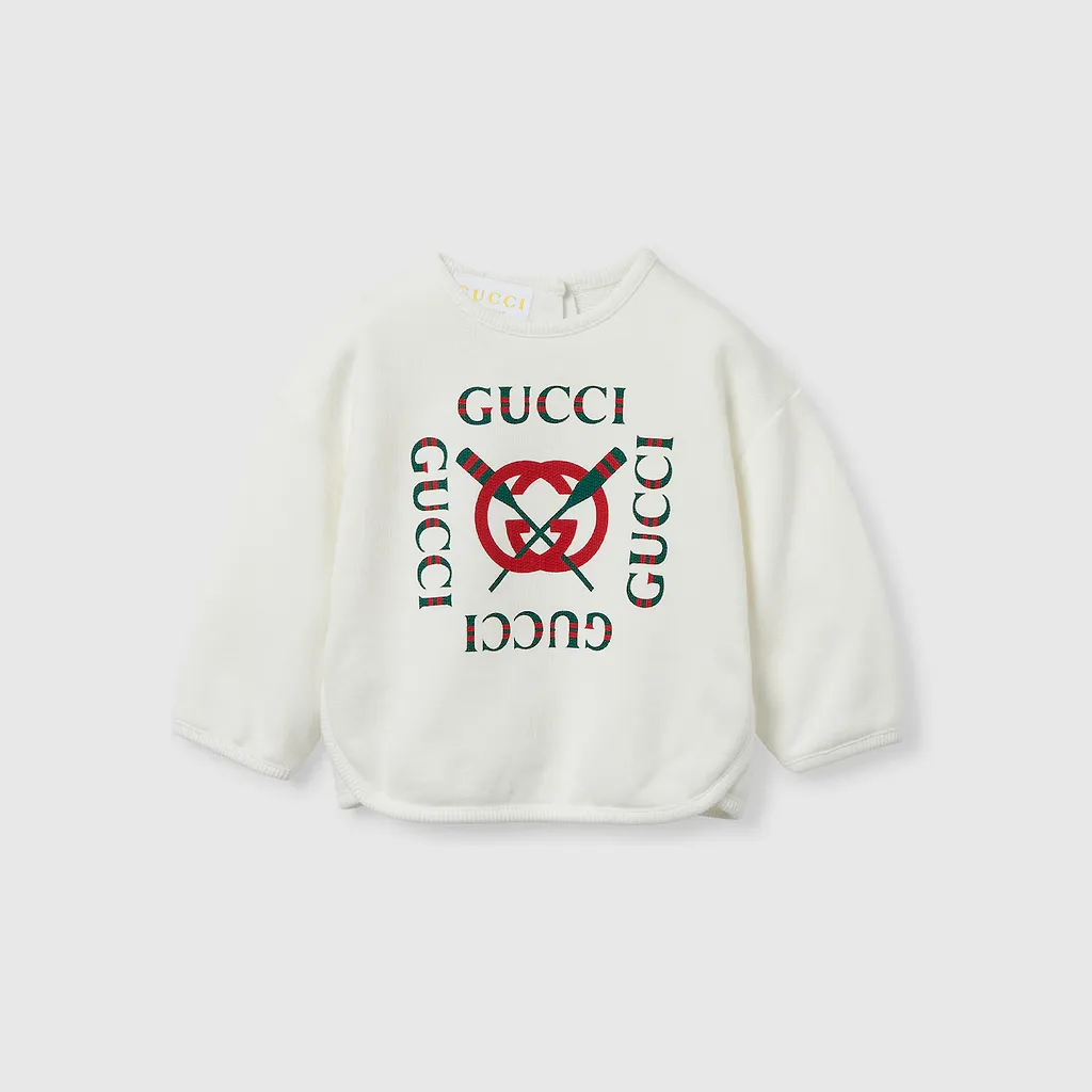 Baby Printed Cotton Sweatshirt