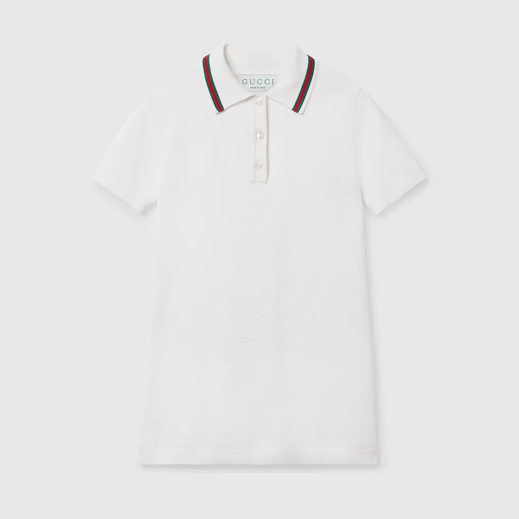 Children's Embroidered Cotton Polo Dress