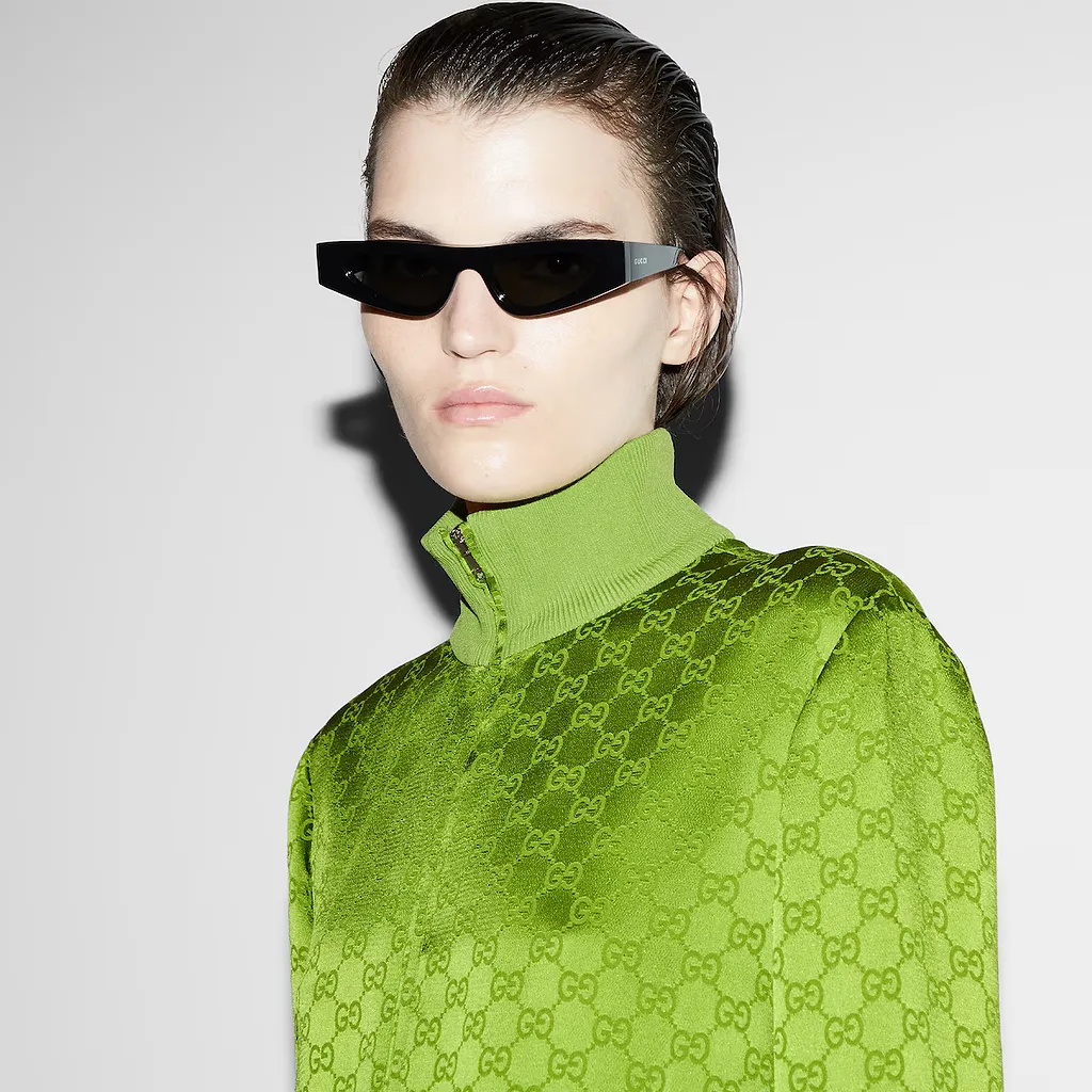 Gg Jacquard Zip Jacket