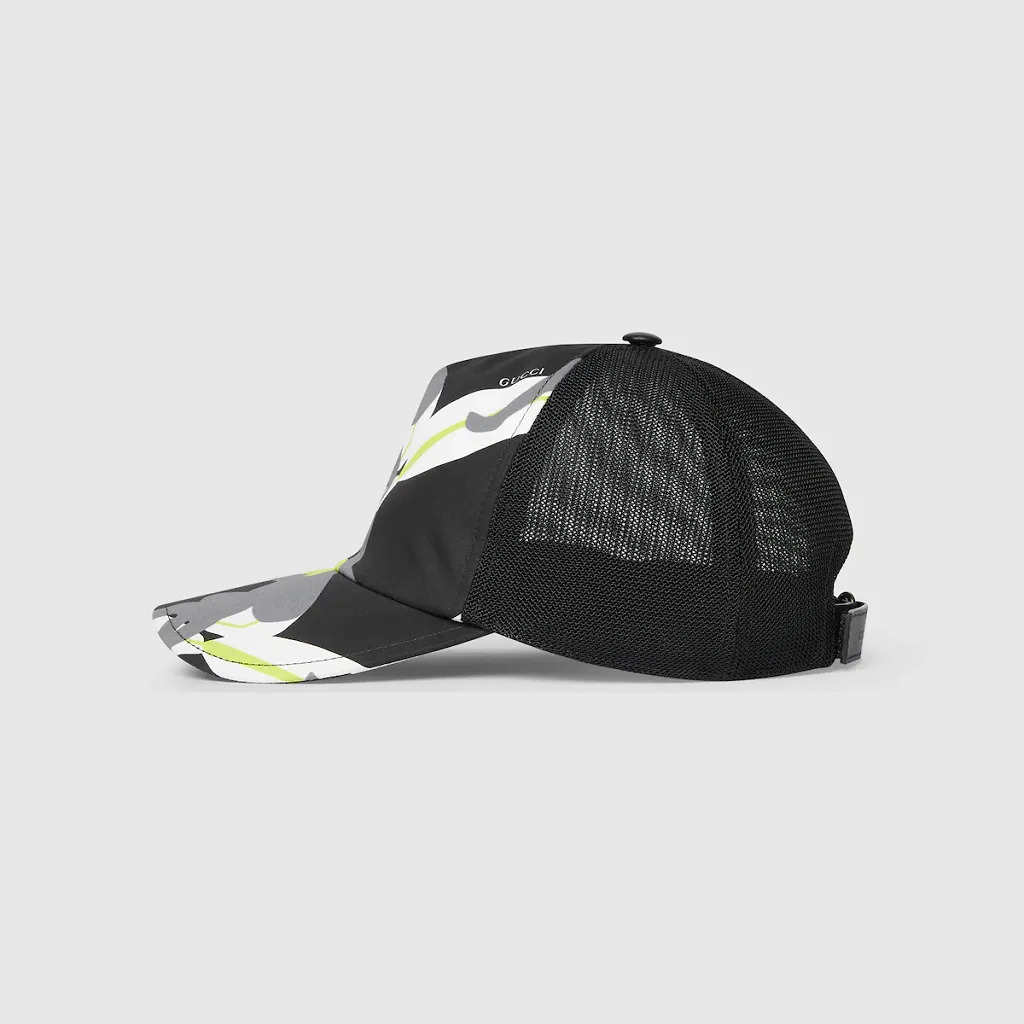 Printed Cotton Canvas Baseball Hat