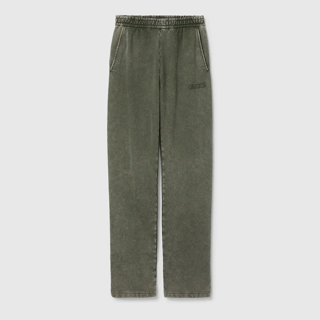 Embroidered Cotton Jogging Trouser