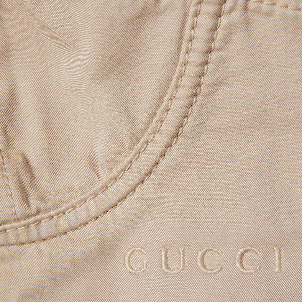 Cotton Twill Top With Tie Front