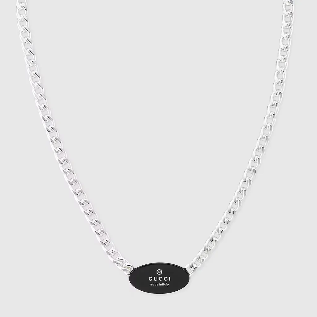 Trademark Chain Necklace With Tag