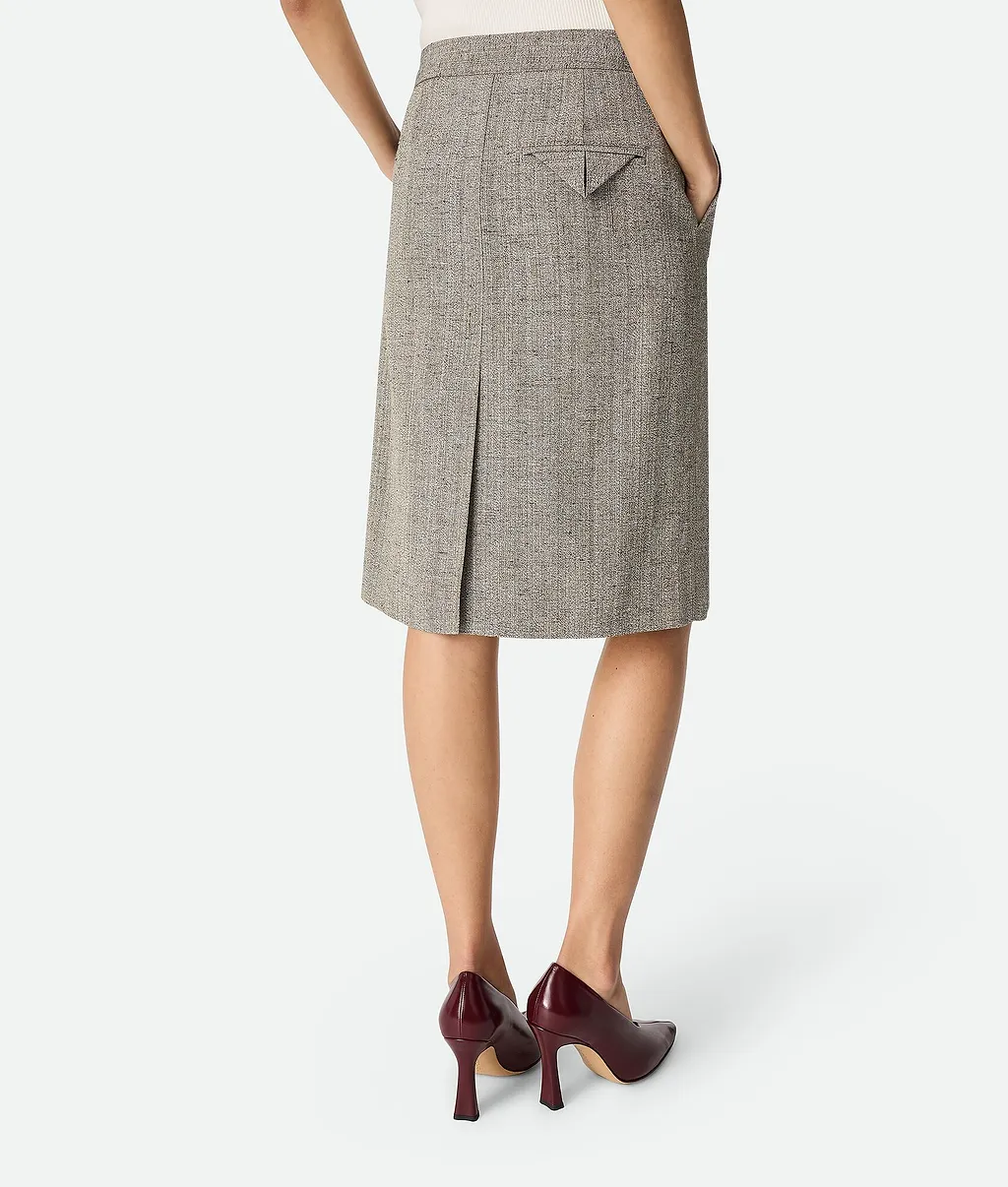Viscose And Silk Skirt