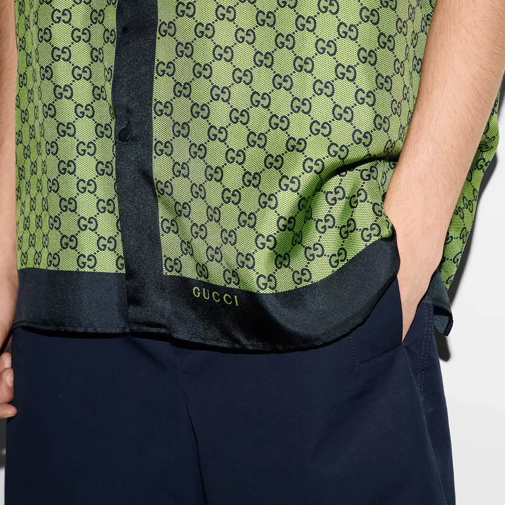 Printed Silk Shirt