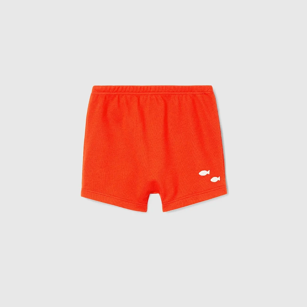 Baby Embroidered Cotton Shorts