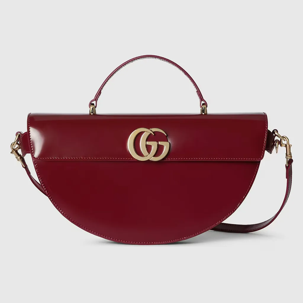 Medium Half-Moon Top Handle Bag