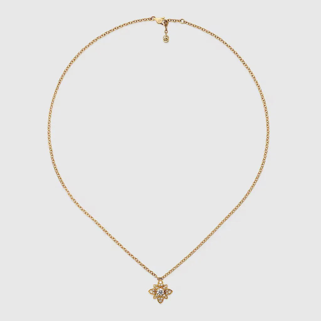 Gucci Flora 18K Chain Necklace