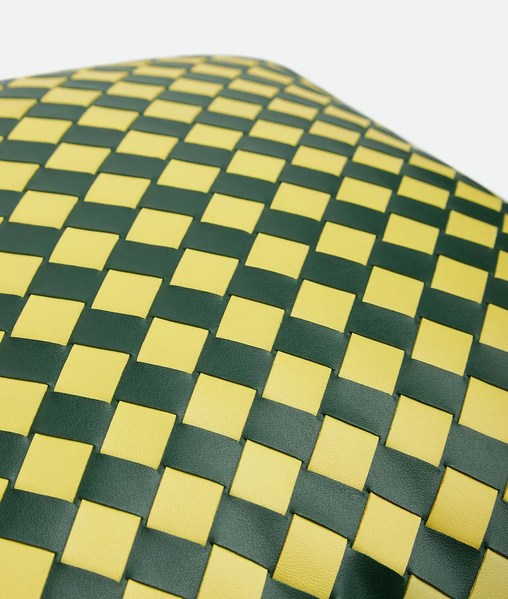 Small Check Intrecciato Cushion