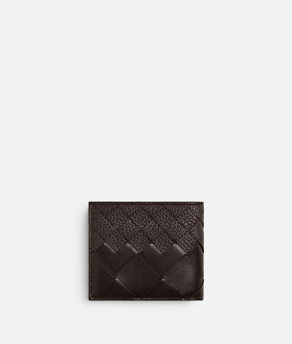 Intrecciato Bi-Fold Wallet With Coin Purse