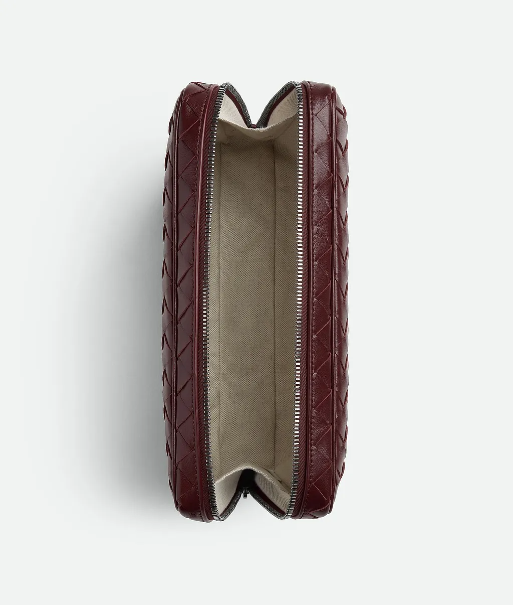Intrecciato Medium Zipped Organizing Pouch