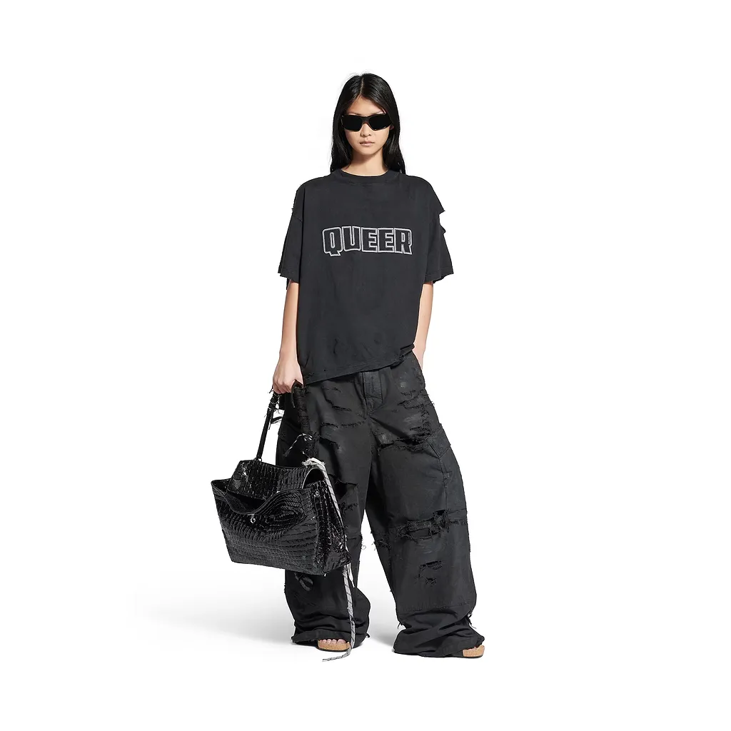 Queer Typo Boxy T-Shirt