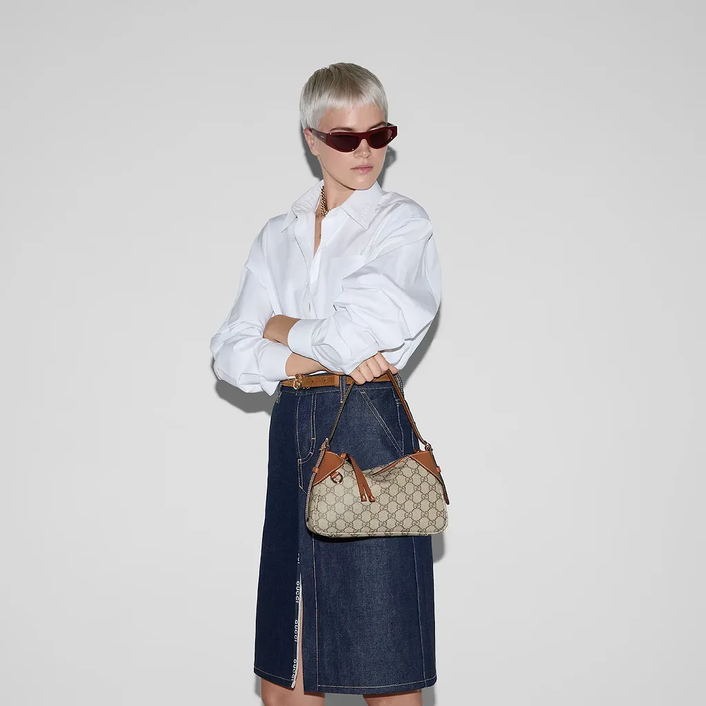 Gg Emblem Small Shoulder Bag