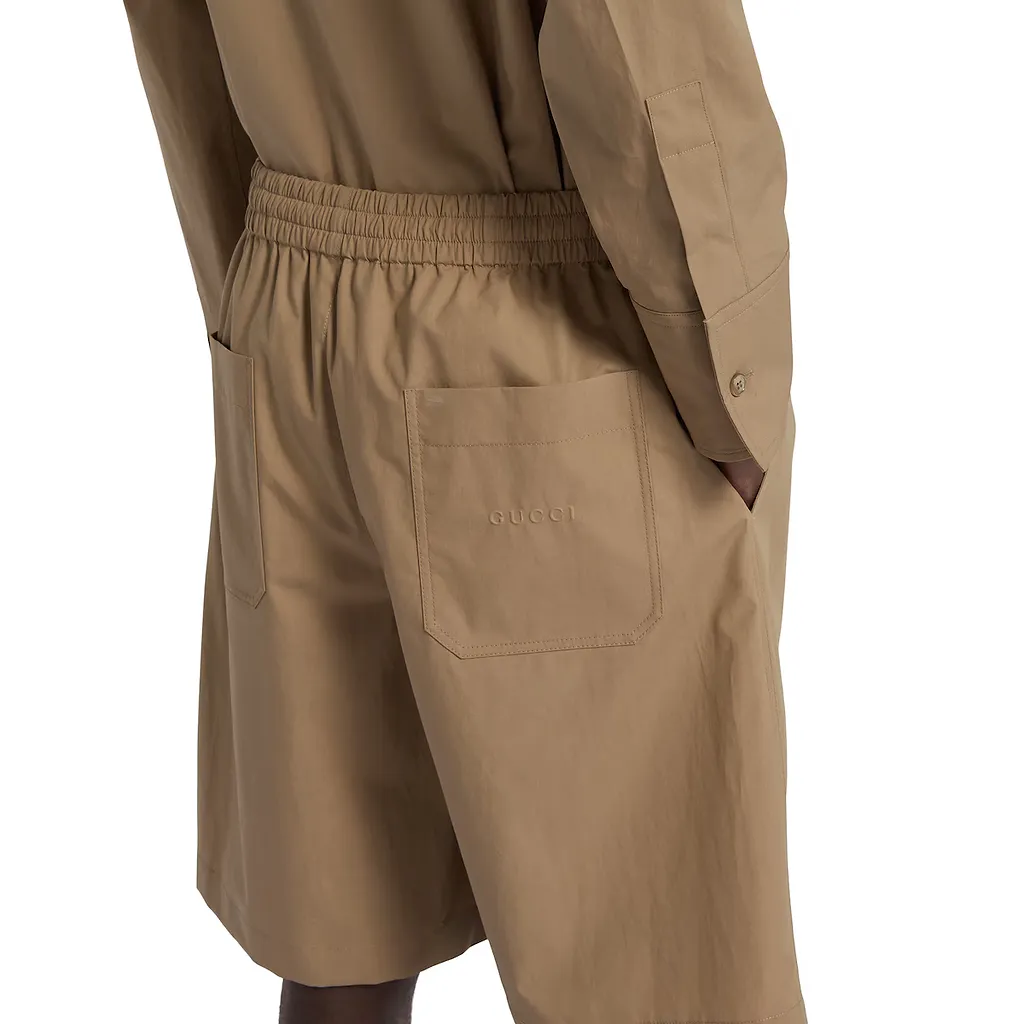 Cotton Poplin Shorts