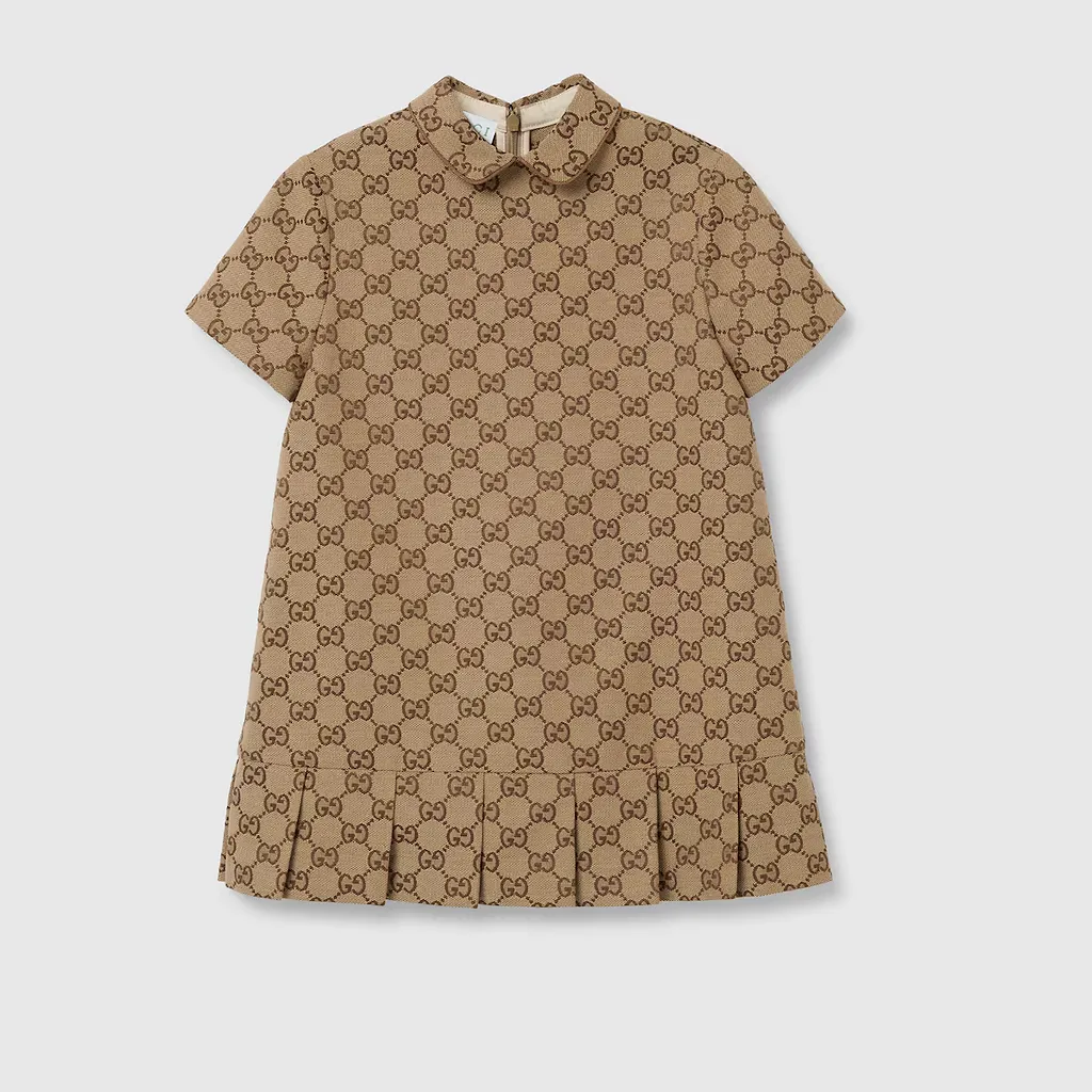 Children's Gg Canvas Dress