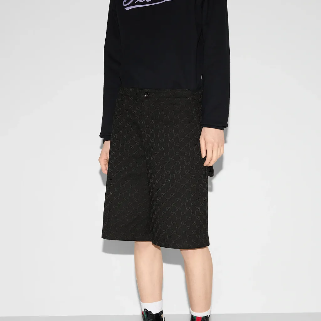 Gg Canvas Shorts