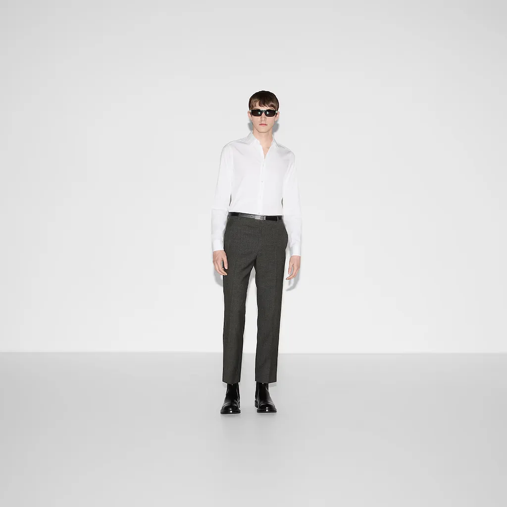 Stretch Cotton Poplin Shirt