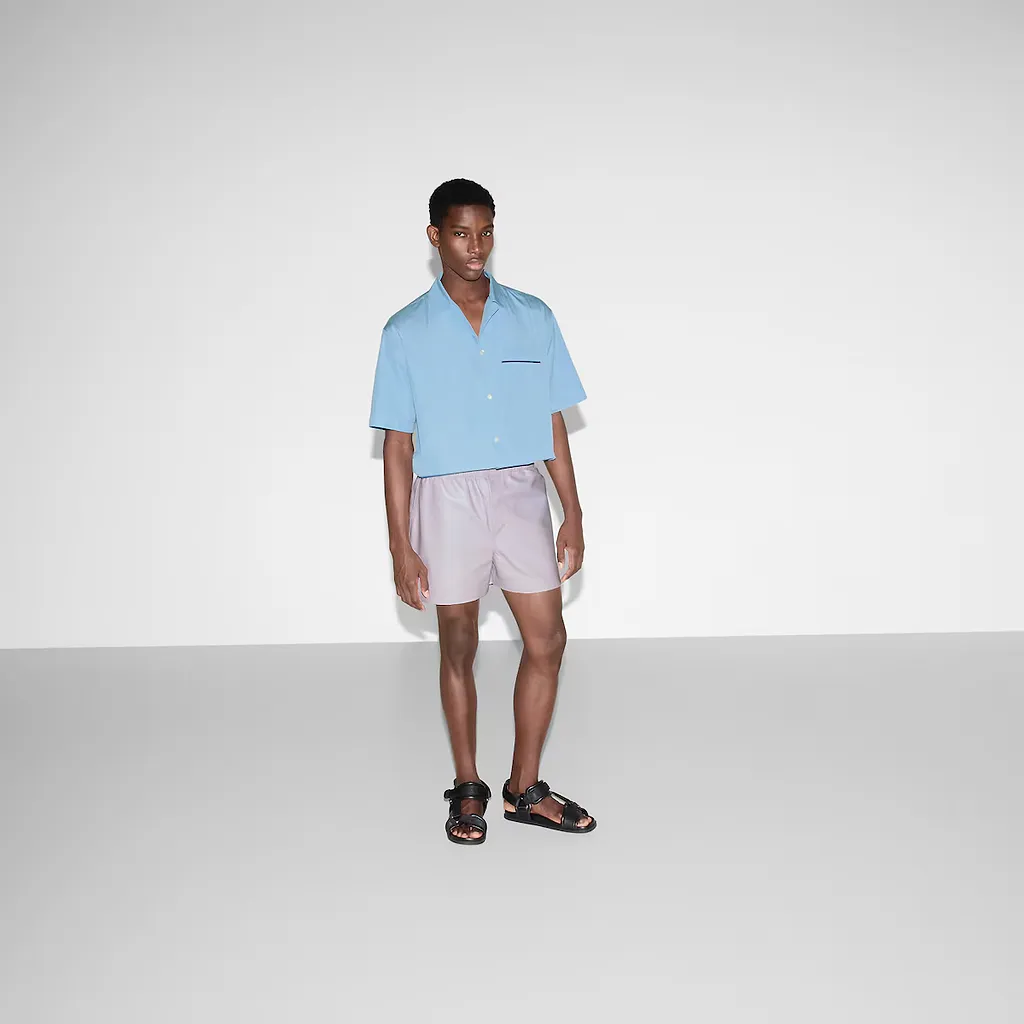 Regular Fit Cotton Shirt With Web