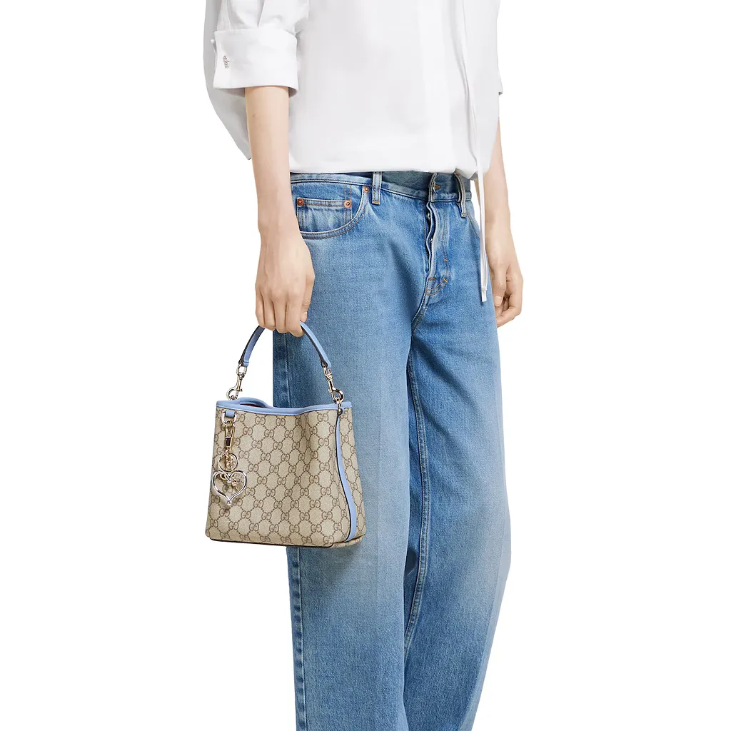 Gg Emblem Small Bucket Bag