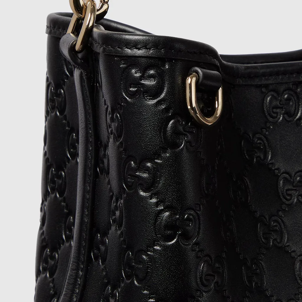 Gg Emblem Small Bucket Bag