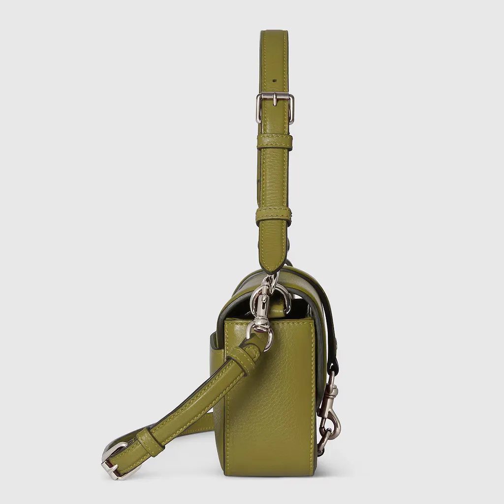 Small Crossbody Bag With Hook Closure