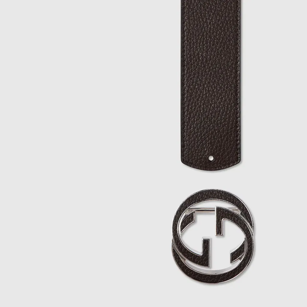 Reversible Belt With Interlocking G Buckle