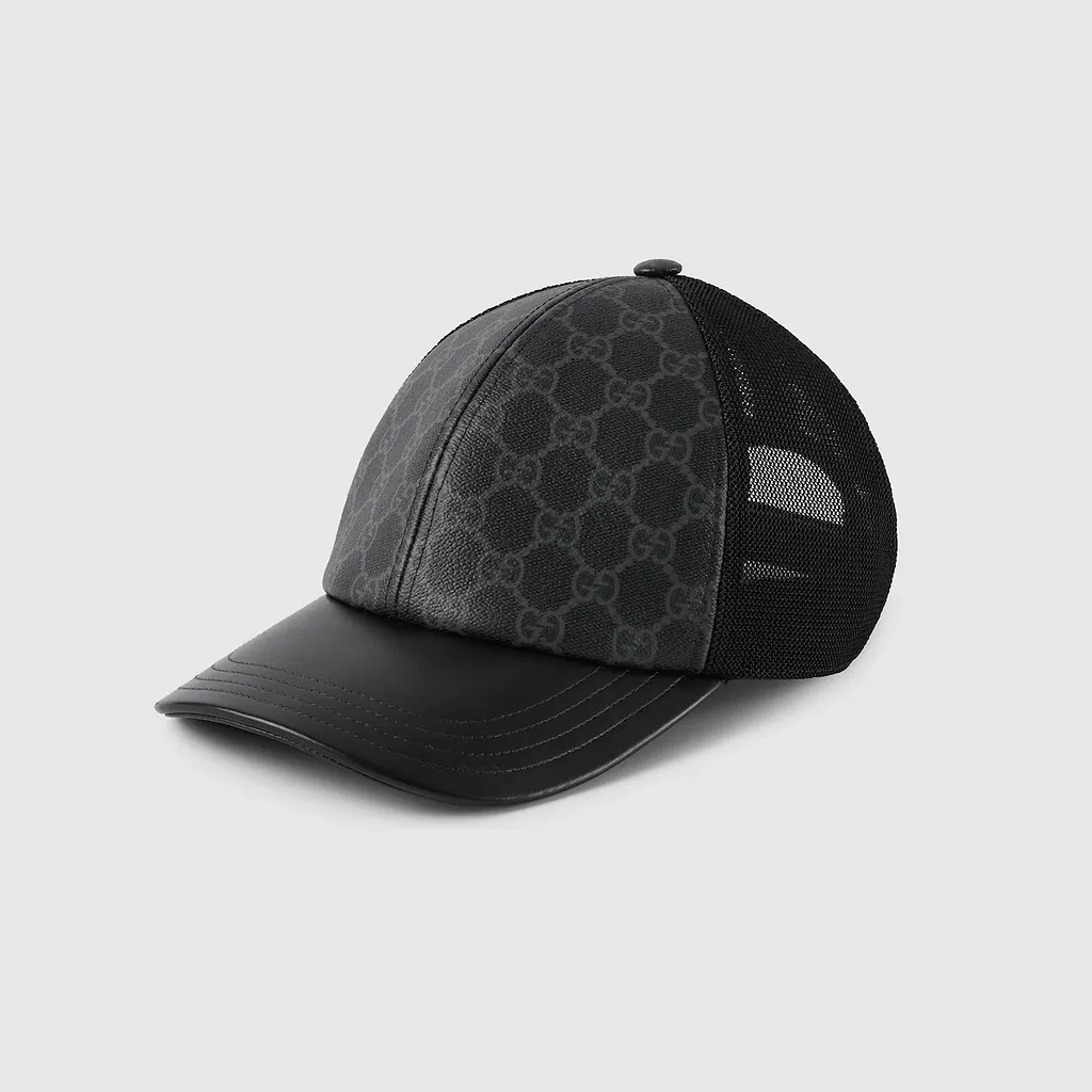 Gg Monogram Canvas Baseball Hat