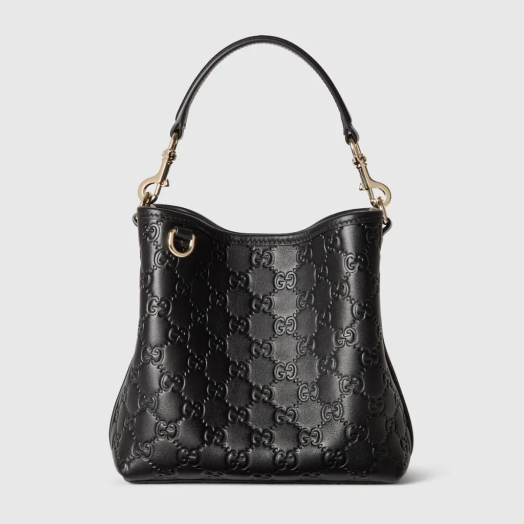 Gg Emblem Small Bucket Bag