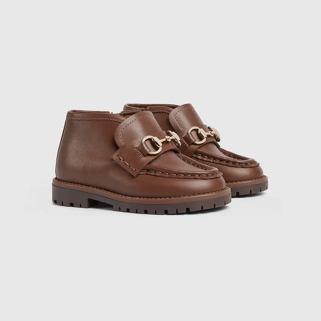 Toddler Horsebit Leather Boot