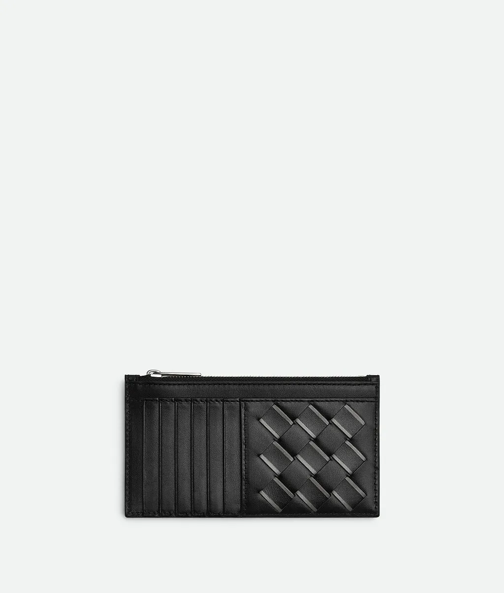 Intrecciato Long Zippered Card Case