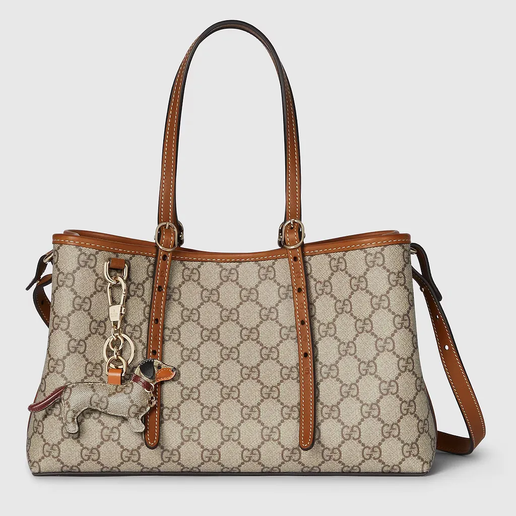Gg Emblem Medium Tote Bag