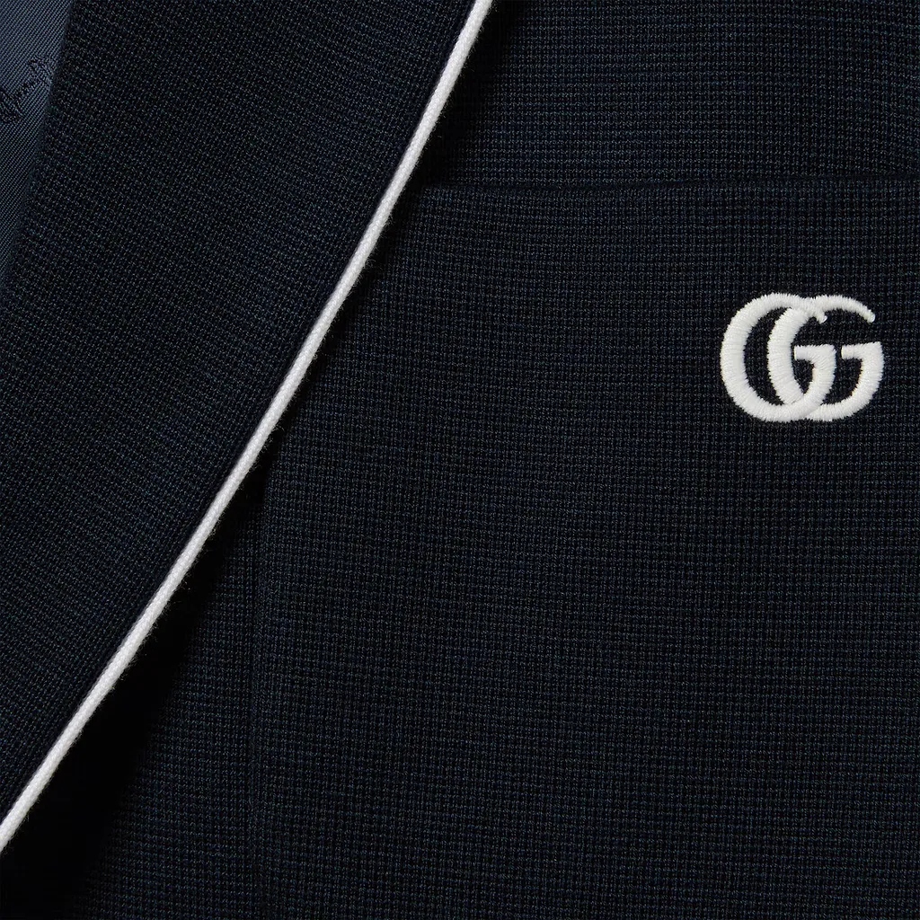 Cotton Jersey Jacket With Embroidery