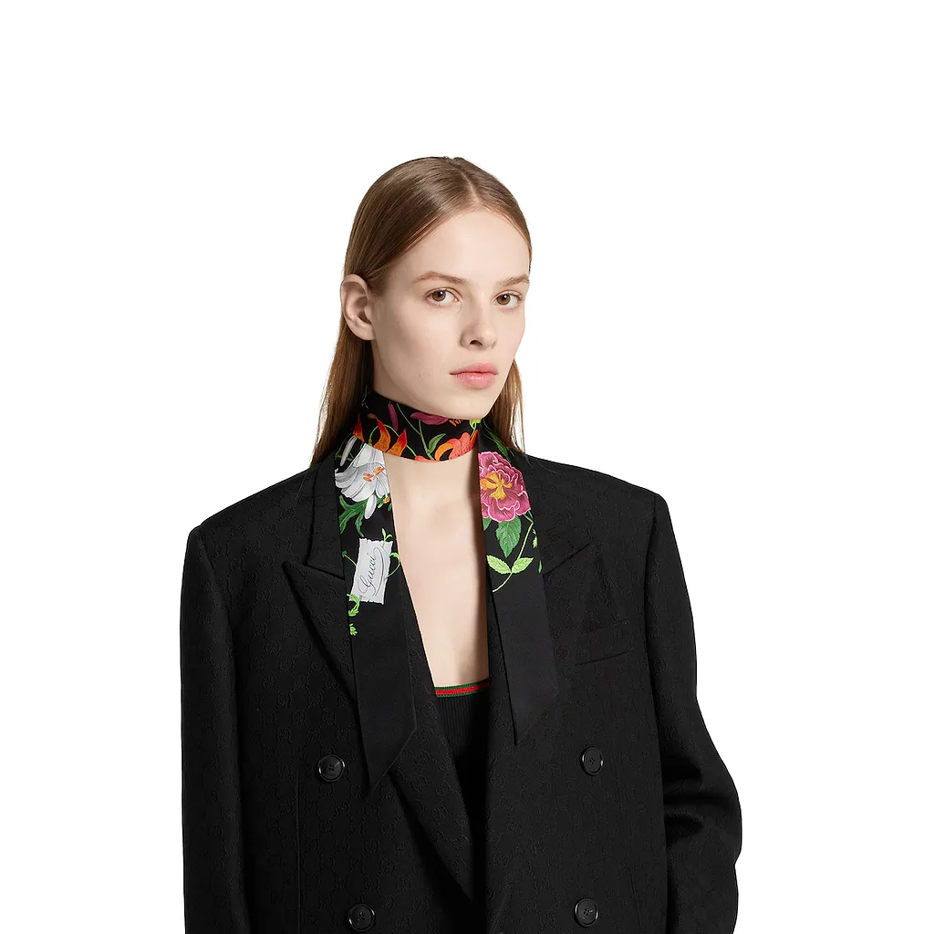 Printed Silk Twill Ribbon