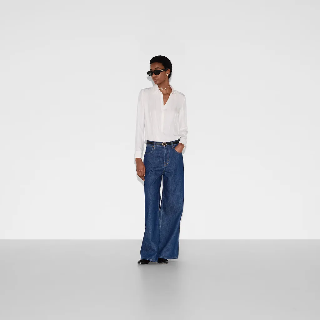 Silk Jacquard Shirt