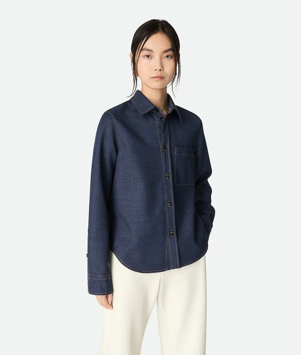 Melange Wool Shirt